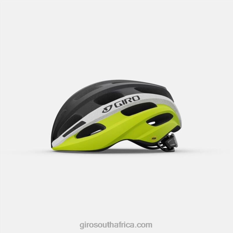 Matte Black Fade/Highlight Yellow 6H28D559 Unisex Giro Isode Mips Helmet