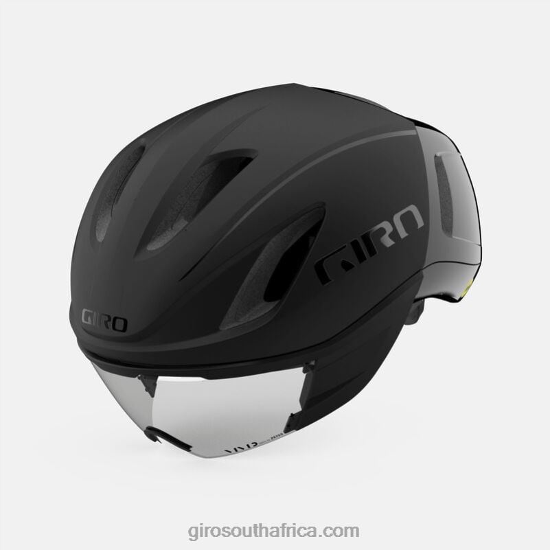 Matte Black/Gloss Black 6H28D115 Unisex Giro Vanquish Mips Helmet