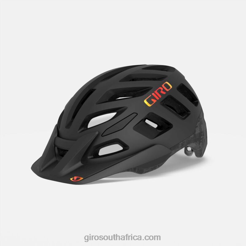 Matte Black Hypnotic 6H28D624 Unisex Giro Radix Mips Helmet