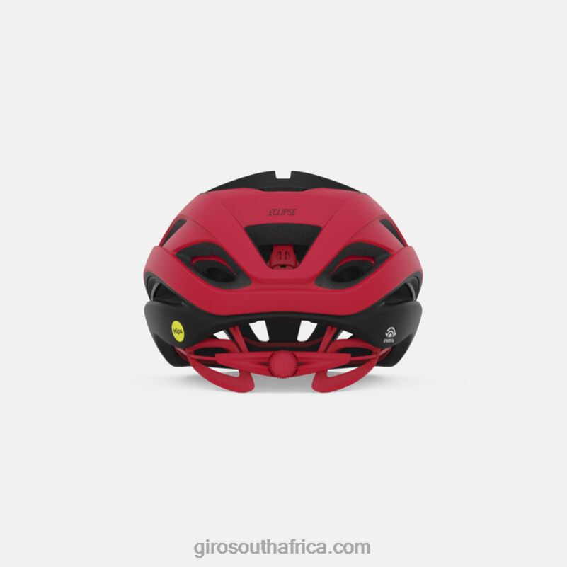 Matte Black/White/Bright Red 6H28D77 Unisex Giro Eclipse Spherical Helmet