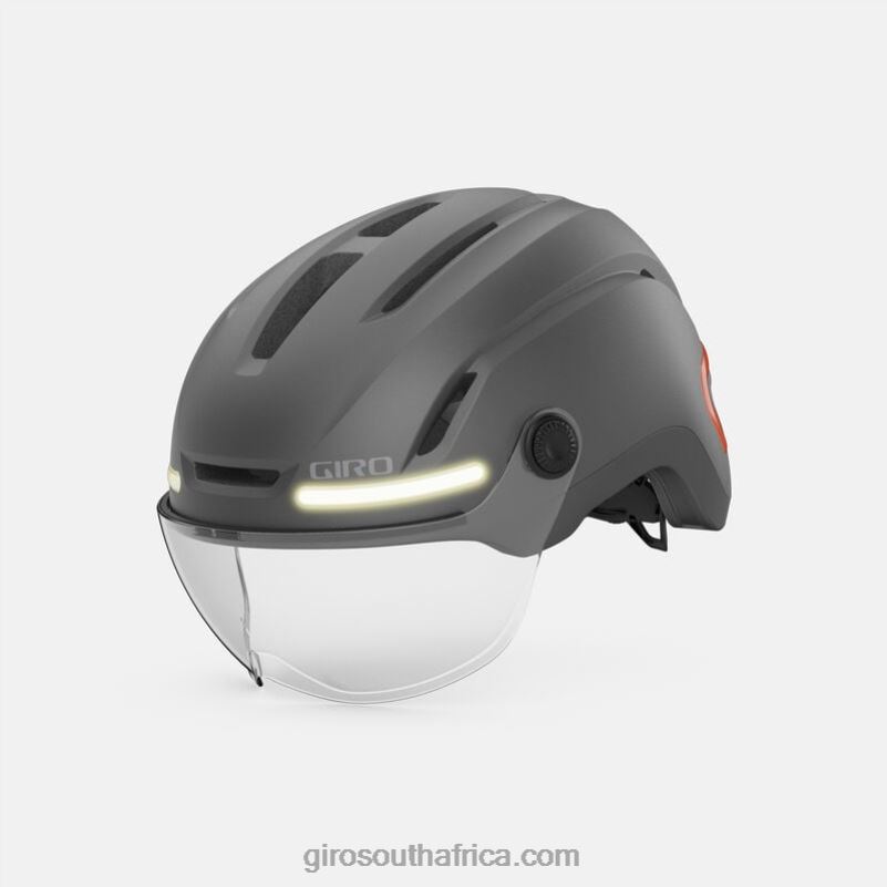 Matte Graphite 6H28D274 Unisex Giro Ethos Mips Shield Helmet