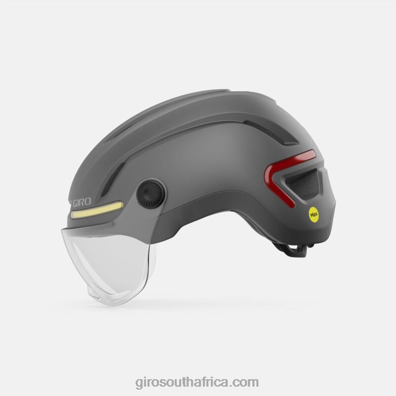 Matte Graphite 6H28D274 Unisex Giro Ethos Mips Shield Helmet