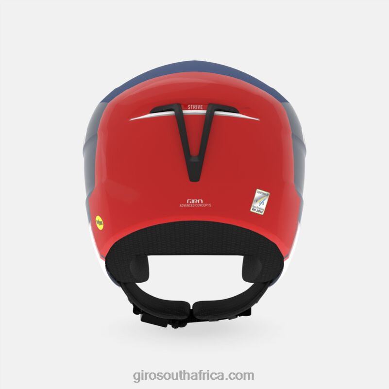Matte Midnight/Red 6H28D950 Unisex Giro Strive Mips Helmet