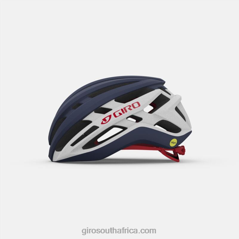Matte Midnight/White/Bright Red 6H28D637 Unisex Giro Agilis Mips Helmet