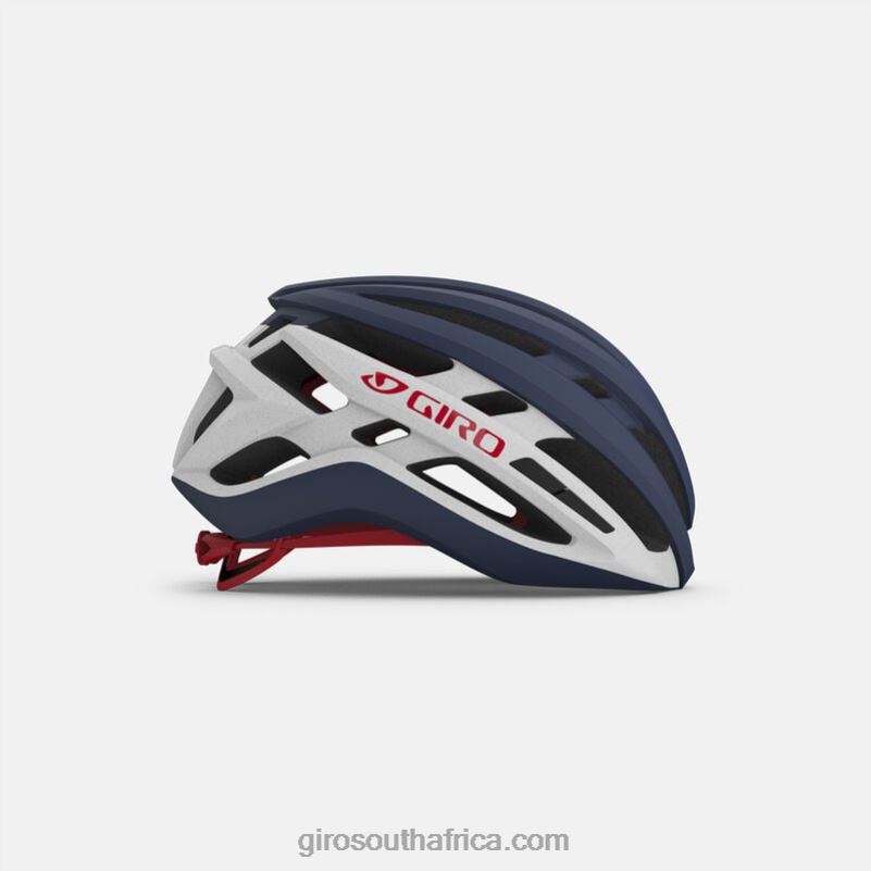 Matte Midnight/White/Bright Red 6H28D637 Unisex Giro Agilis Mips Helmet