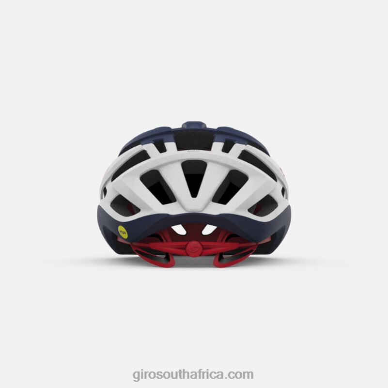 Matte Midnight/White/Bright Red 6H28D637 Unisex Giro Agilis Mips Helmet