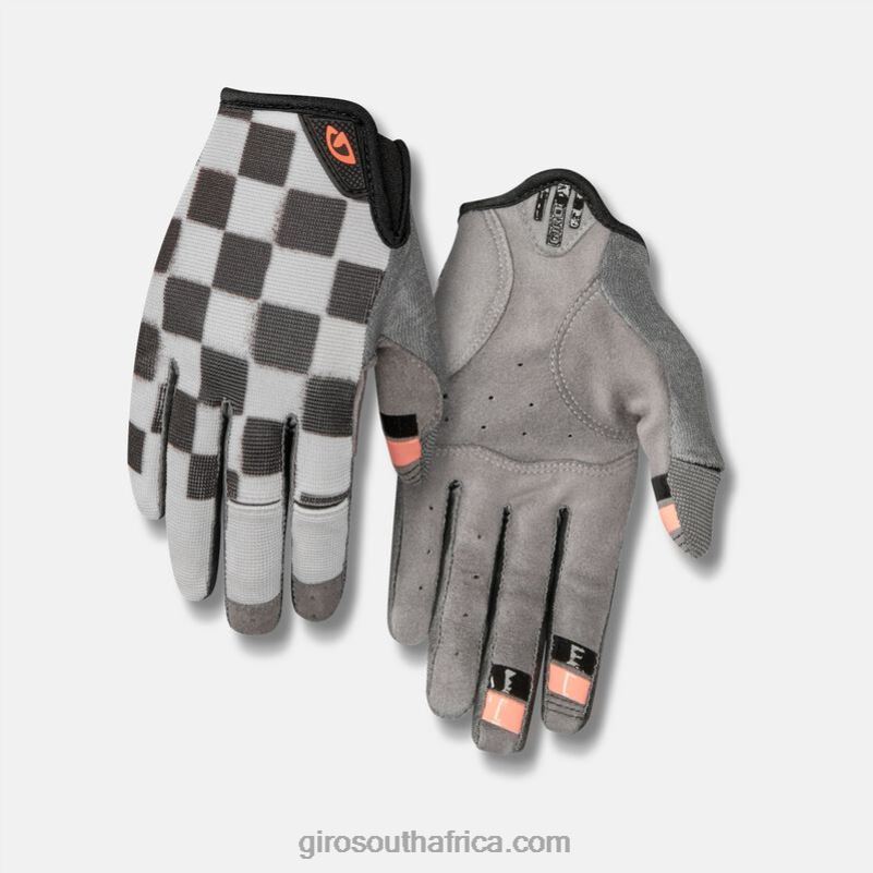 Checkered/Peach 6H28D1319 Women Giro La Dnd Glove