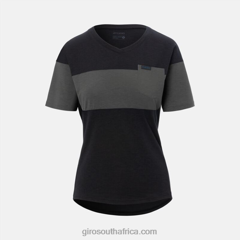 Black/Charcoal 6H28D503 Women Giro Ride Jersey