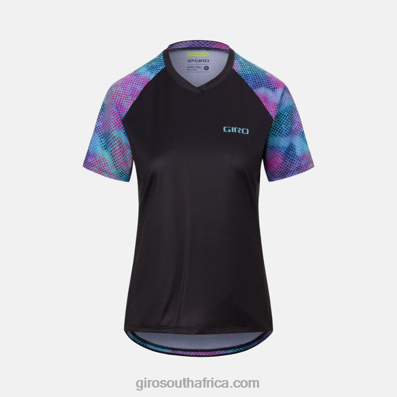 Black Chroma Dot 6H28D766 Women Giro Roust Jersey