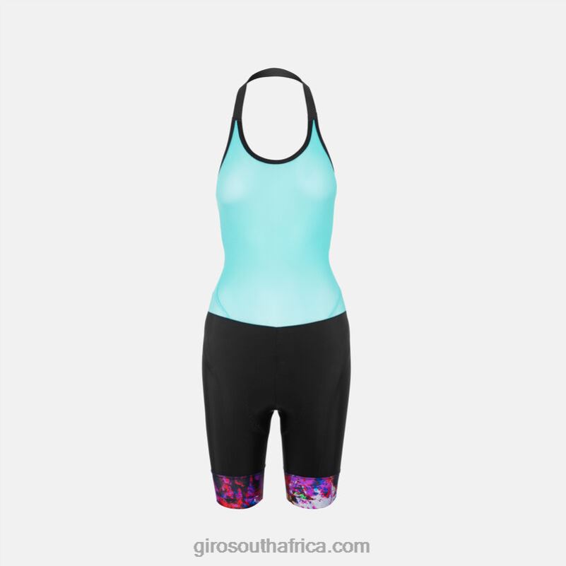 Black Data Mosh 6H28D1114 Women Giro Chrono Elite Halter Bib Short