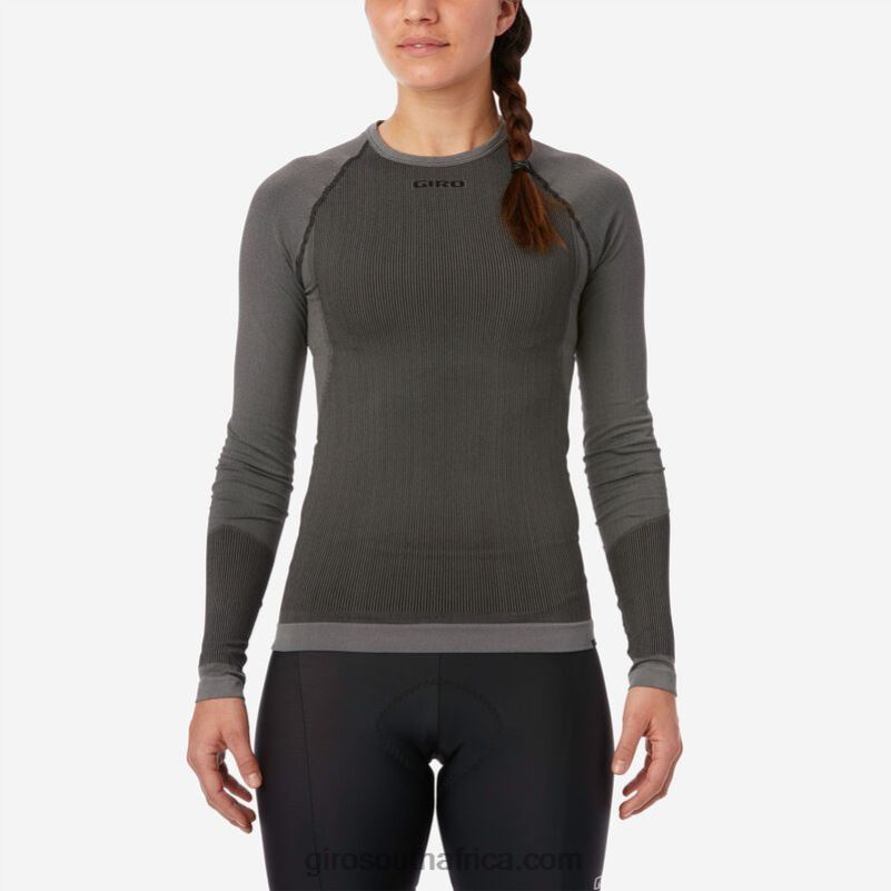 Charcoal 6H28D139 Women Giro Chrono Long Sleeve Base Layer