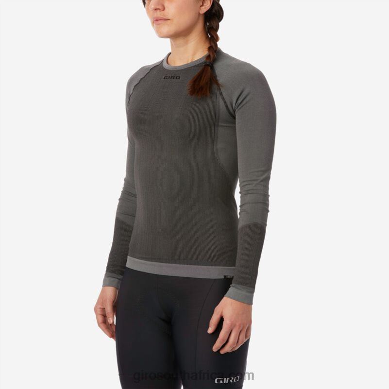 Charcoal 6H28D139 Women Giro Chrono Long Sleeve Base Layer