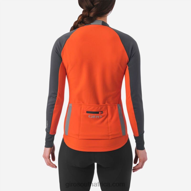 Vermillion 6H28D1231 Women Giro Chrono Pro Windbloc Jersey