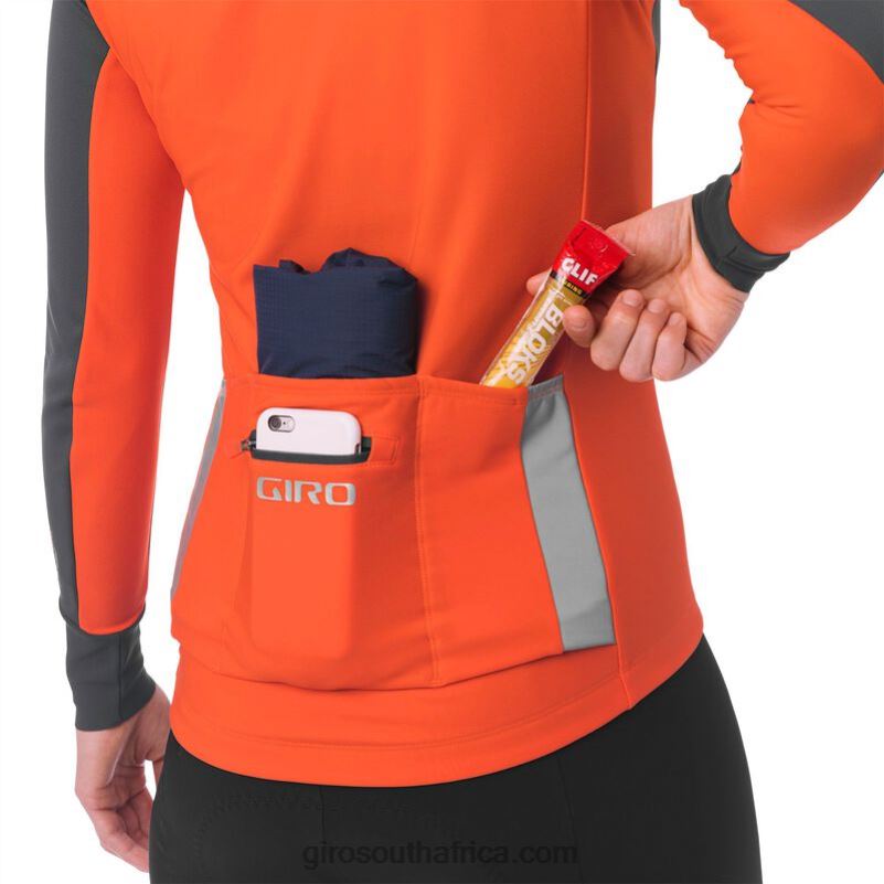 Vermillion 6H28D1231 Women Giro Chrono Pro Windbloc Jersey