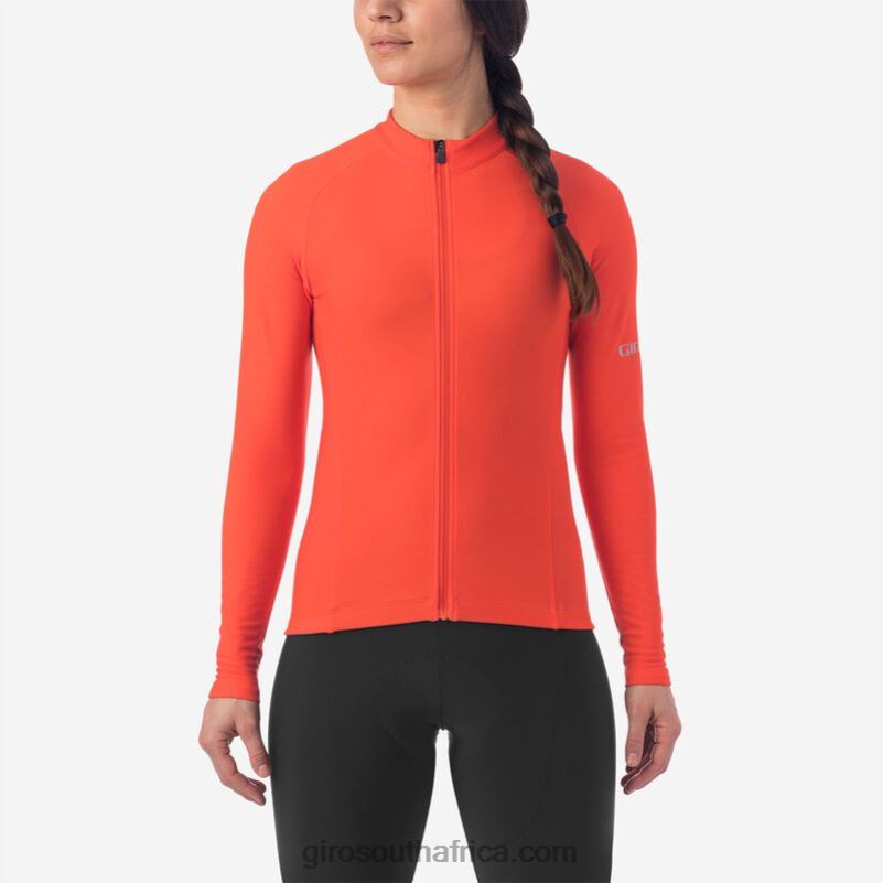 Vermillion 6H28D1249 Women Giro Chrono Thermal Ls Jersey