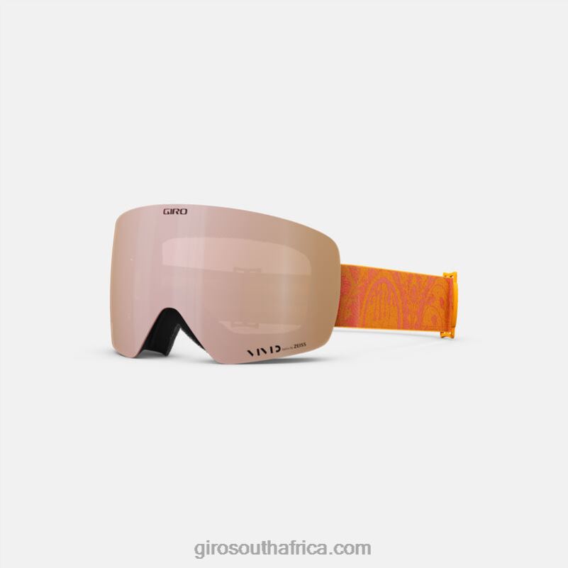 Tiger Lily/Monarch Orange Filmore Sun 6H28D301 Women Giro Contour Rs Goggle